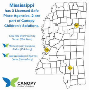 Mississippi Safe Place Agencies