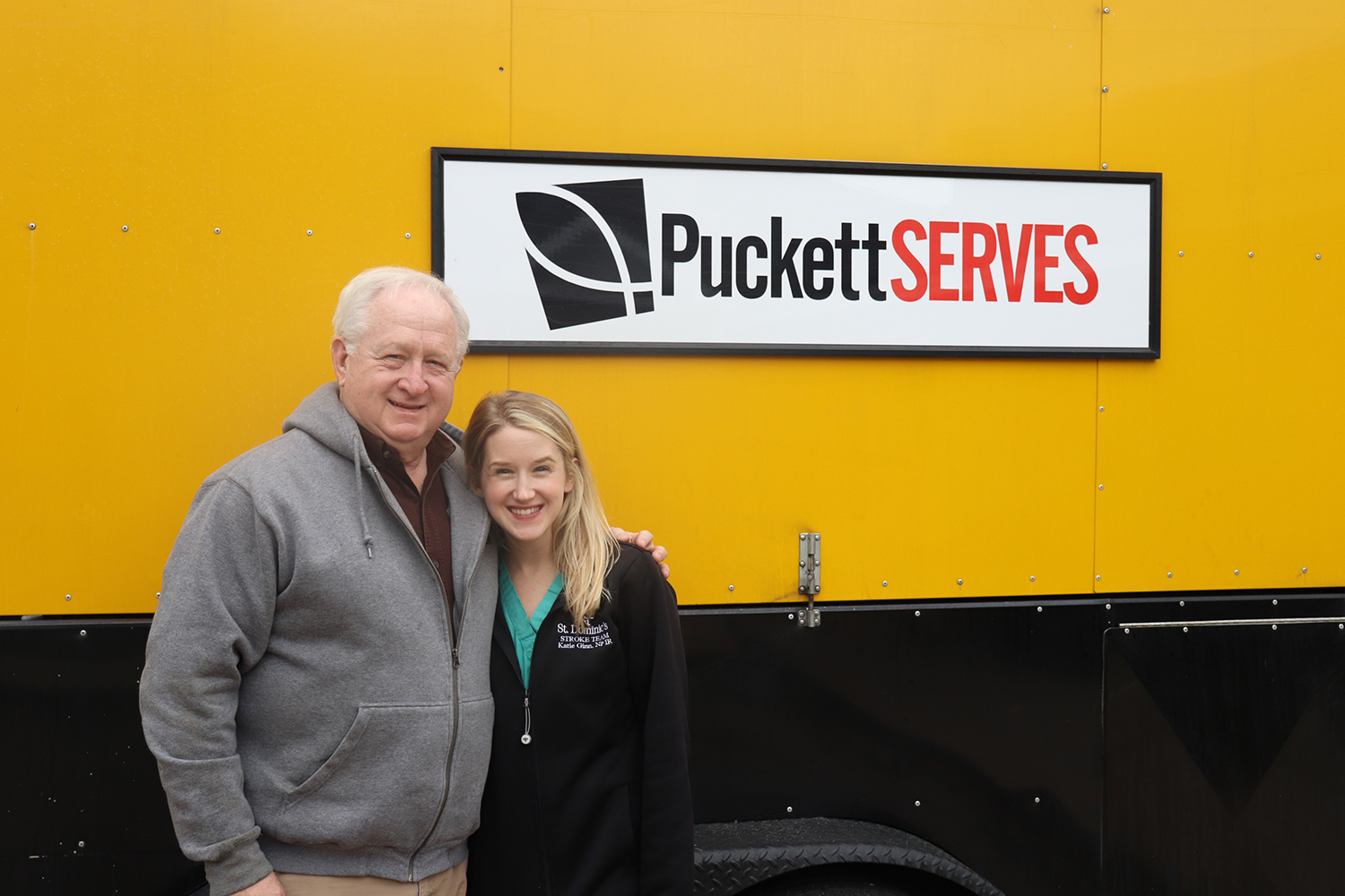 Mr. Puckett and daughter, Katie